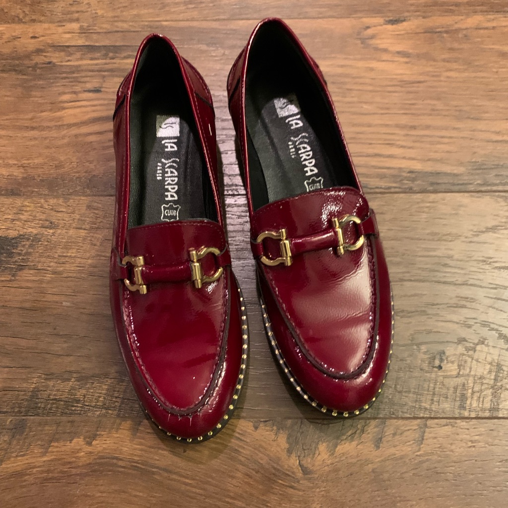 Scarpa Womens Red Loafers